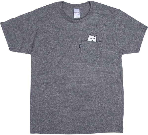 Rip N DIp - Lord Nermal Pocket - Streetwear - Shirts & Tops - T-Shirts - gray