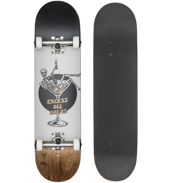 Globe - G1 Excess - White/Brown - Skateboard-Complete
