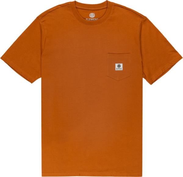 BASIC POCKET LABEL SS - Element - Glazed Ginger - T-Shirt