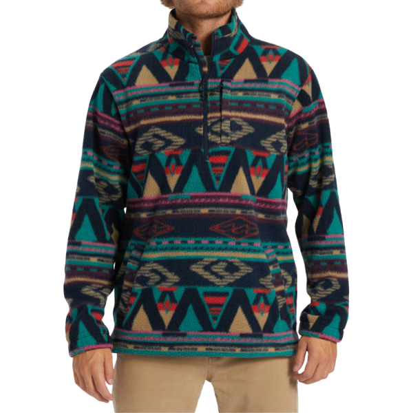 Billabong - BOUNDARY MOCK NECK - NAVY - Fleece Sweater