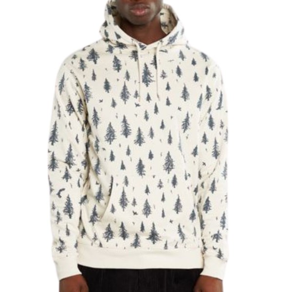 Hoodie Falun Pen Forest Oat White - Dedicated - Rainy Day