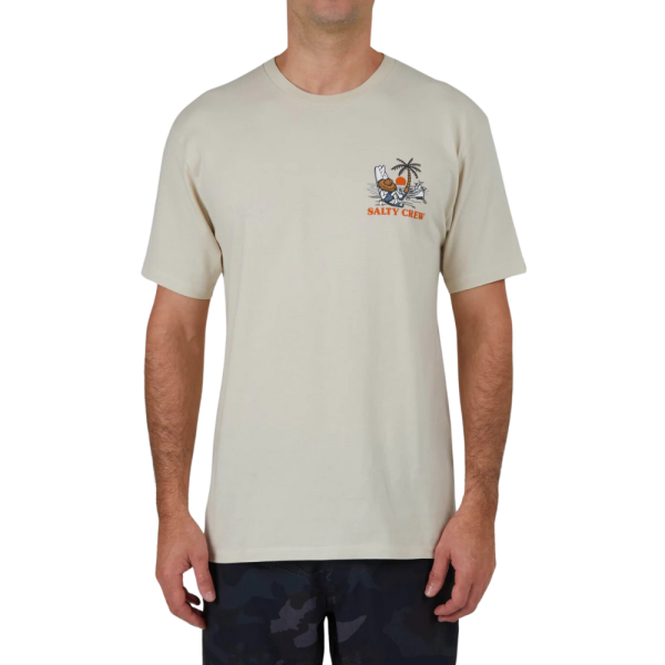 Salty Crew - SIESTA PREMIUM S/S TEE - Bone - T-Shirt