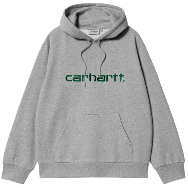 Hooded Carhartt Sweat - Carhartt - Grey Heather / Chervil - Hoodie