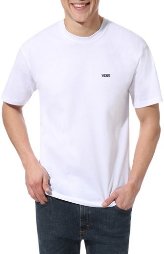 Vans - Left Chest Logo - Streetwear - Shirts & Tops - Shirts und Tops - T-Shirt - white/black