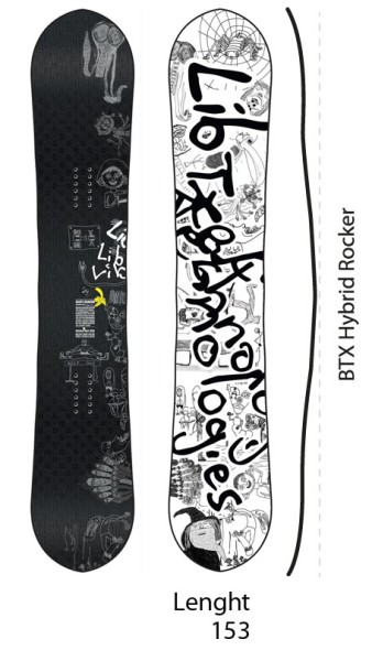 Skate Banana BTX - Lib Tech - reis - Snowboard