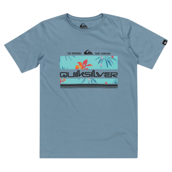 Tropical Rainbow SS Youth - Quiksilver - BLUE SHADOW - T-Shirt