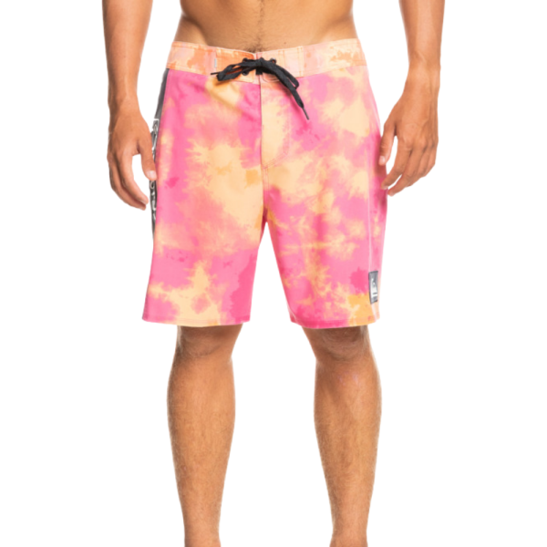SURFSILK ACID WASH 18 - Quiksilver - Shocking pink - Boardshort