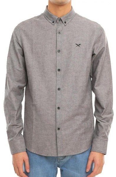 Iriedaily - Samuel - Streetwear - Hemden - Hemden Langarm - grey-mel.