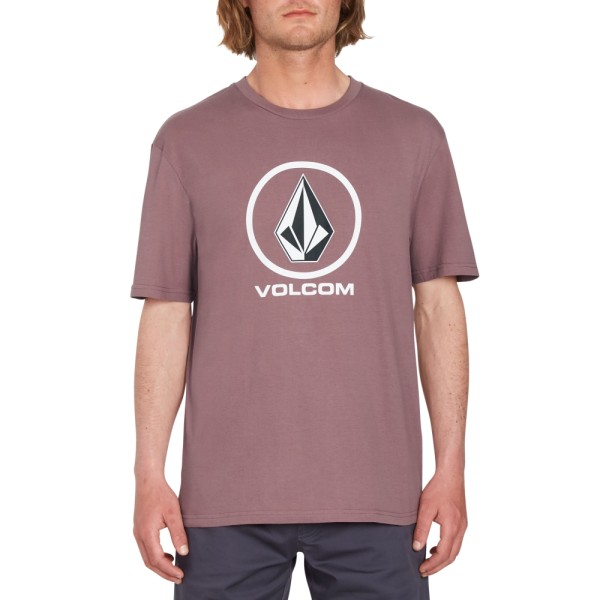 Volcom - CRISP STONE BSC SST - BORDEAUX BROWN - T-Shirt