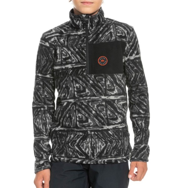 Aker HZ Youth Fleece - Quiksilver - High Heritage Snow White