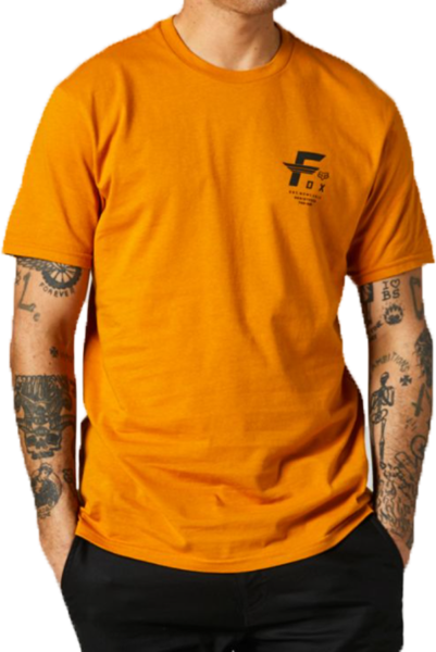 BIG F SS PREMIUM TEE - Fox - Gold - T-Shirt