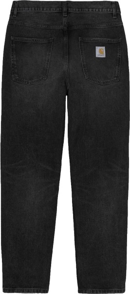 Newel Pant - Carhartt - Black-mid worn wash - Relaxed Fit 