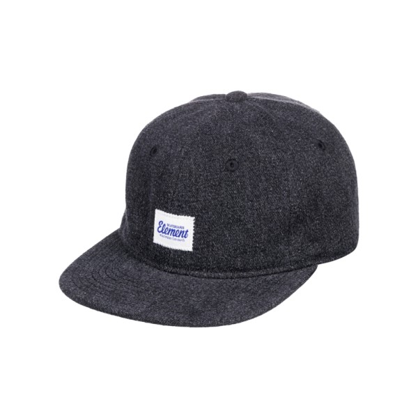 Element - POOL CAP - WASHED BLACK - Snapback Cap