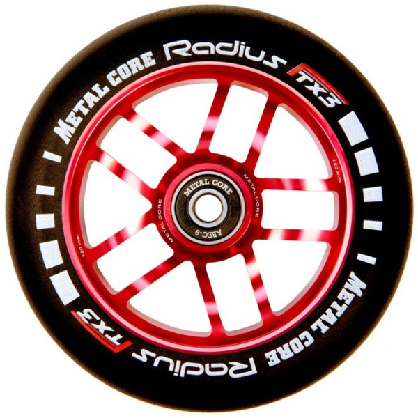 Radius 120 - metalcore - Red/Black - Wheels Scooter