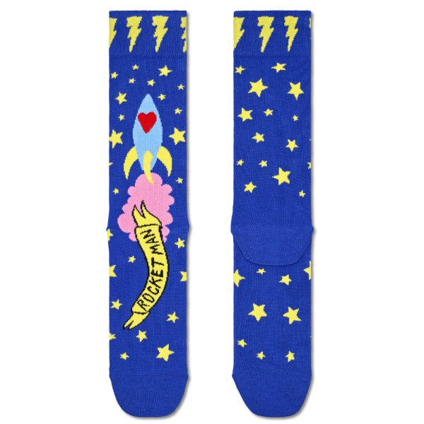 Happy Socks - Rocket Man Sock - Blue - Socken