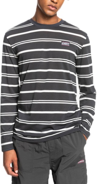 Stripe Runner LS Tee - Quiksilver - Phantom Stripe Runner - T-Shirt Langarm 