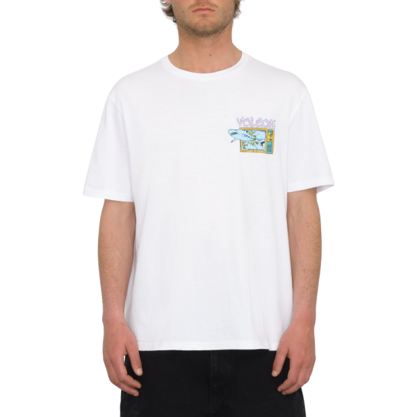 Volcom - FRENCHSURF PW SST - WHITE - T-Shirt