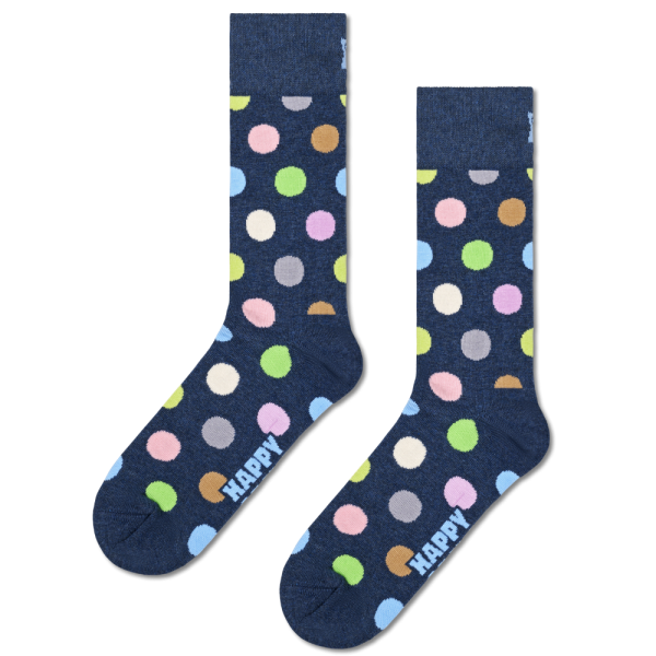 Happy Socks - Big Dot Sock - Navy - Socken