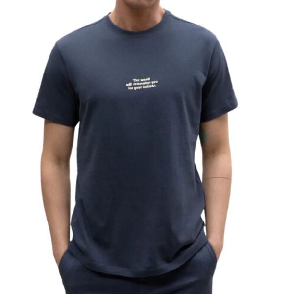 ECOALF - Pentialf T-Shirt - Man - Navy - Streetwear - Shirts und Tops - T-Shirts - T-Shirt	