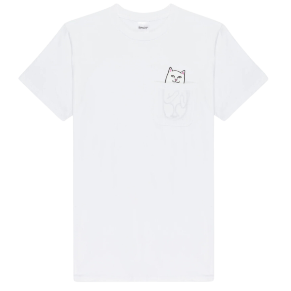 Lord Nermal S/S Pocket Tee - Rip N Dip - WHITE - T-Shirt
