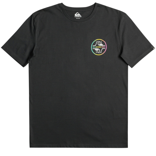 Quiksilver - CORE BUBBLE SS - BLACK - T-Shirt