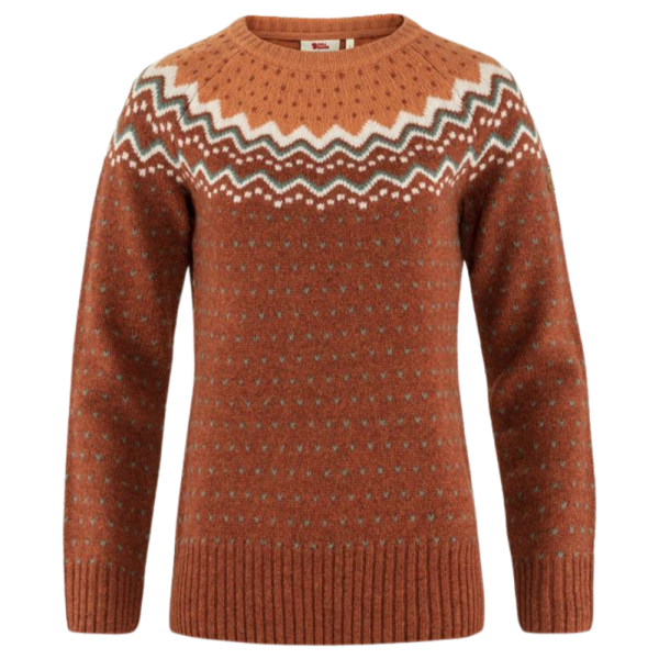Övik Knit Sweater W - Fjällräven - Autumn Leaf-Desert B - Pullover