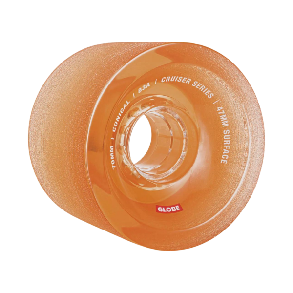 Conical Cruiser Wheel - Globe - Clear Amber - LB Rollen-Wheels