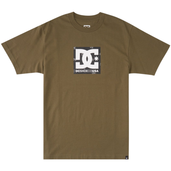 DC SQUARE STAR FILL HSS - DC - Ivy Green - T-shirt