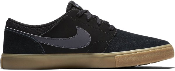 Nike - Portmore II - Schuhe - Sportschuhe - Skateschuhe - black/dark grey gum