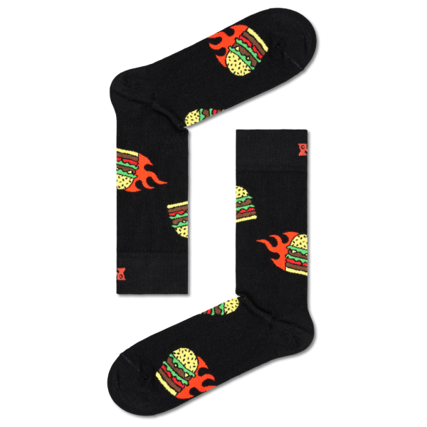Happy Socks - Flaming Burger - coloured - Socken