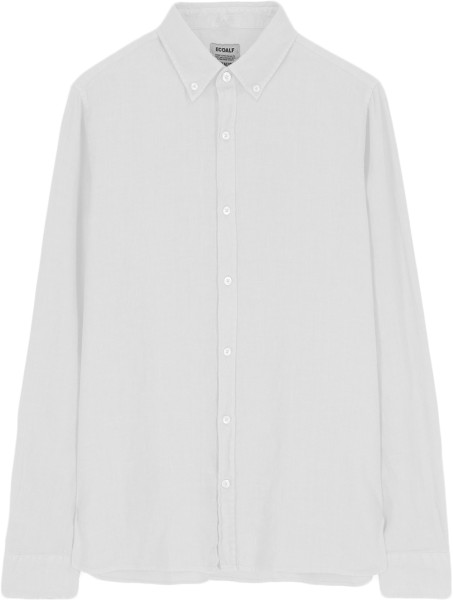 Malibalf Shirt - Ecoalf - 000 White - Langarmhemd