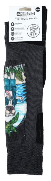 Holymbay Socks - Moreboards - Black 01 - Snowboard-Socken
