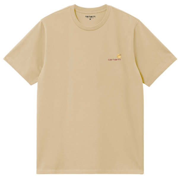 Carhartt - S/S American Script T-Shirt - Rattan - T-Shirt