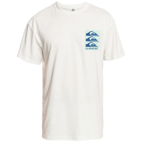 Quiksilver - WARPED PATTERNS - SNOW WHITE - T-Shirt