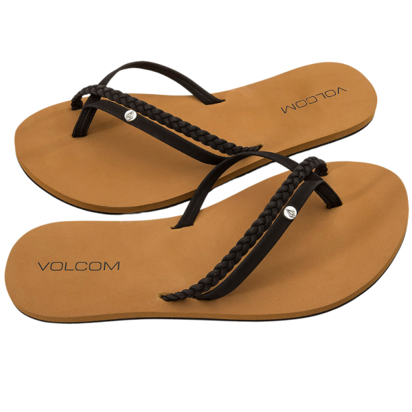 Volcom - THRILLS II - BLACK - Flip Flop