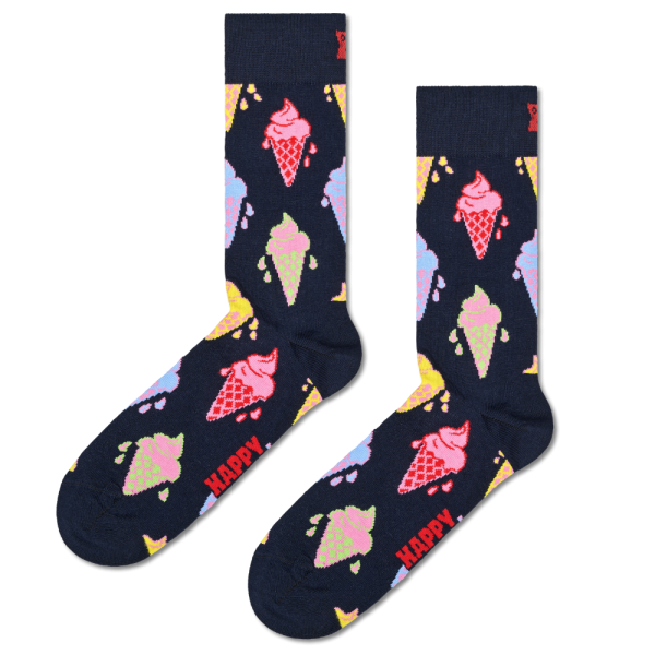 Happy Socks - Ice Cream Sock - Navy - Socken