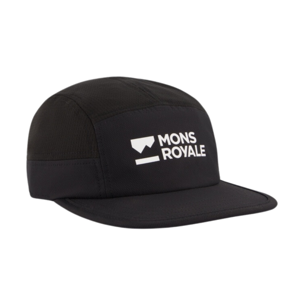 Mons Royale - Velocity Trail Cap - Black - Fitted Cap