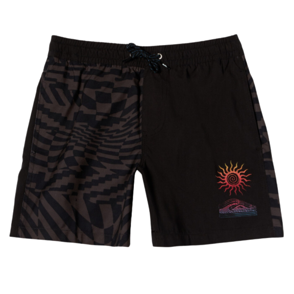 Radical Volley Youth 14 - Quiksilver - Black Radical Times - Boardshort