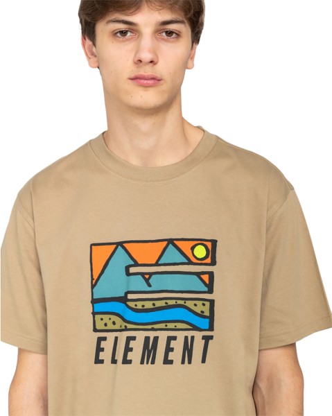 Element - TREKKA SS - KHAKI - T-Shirt