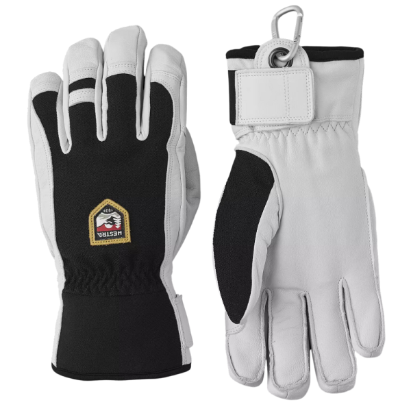 Hestra - Army Leather Heli Ski - 3 finger - Black - Trigger Handschuh
