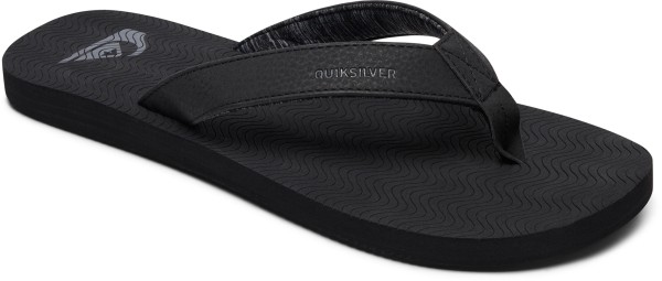 Quiksilver - Molokai Laser - Schuhe - Sandalen/FlipFlops - Flip Flops - solid black