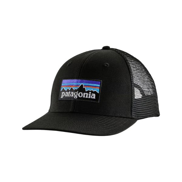 Patagonia - P-6 Logo Trucker Hat - Black - Trucker Cap