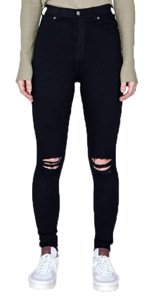 Moxy - Dr. Denim - Damen - Black Ripped Knees - Streetwear  -  Hosen und Jeans  -  Jeans  -  Skinny Fit