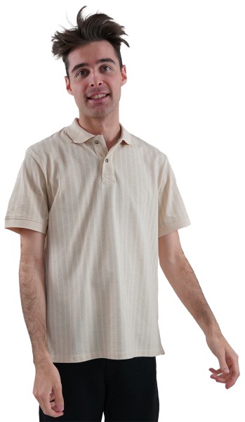 BN-SaturNOday Polo T-Shirt - BenonConform - Beige - T-Shirt