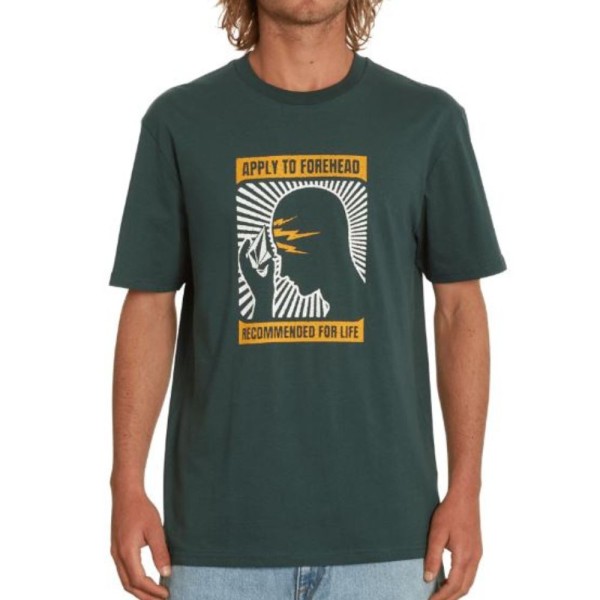 Forehead Bsc T-Shirt - Volcom - CEDAR GREEN - T-Shirt