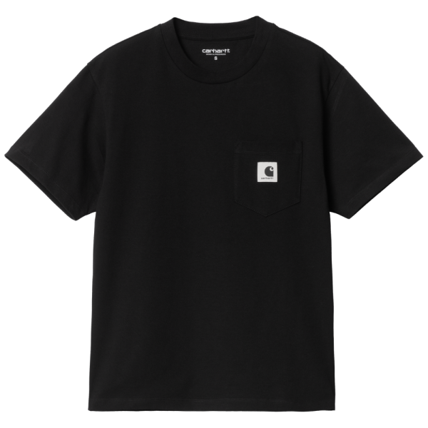 Carhartt - W S/S Pocket T-Shirt - Black - T-Shirt