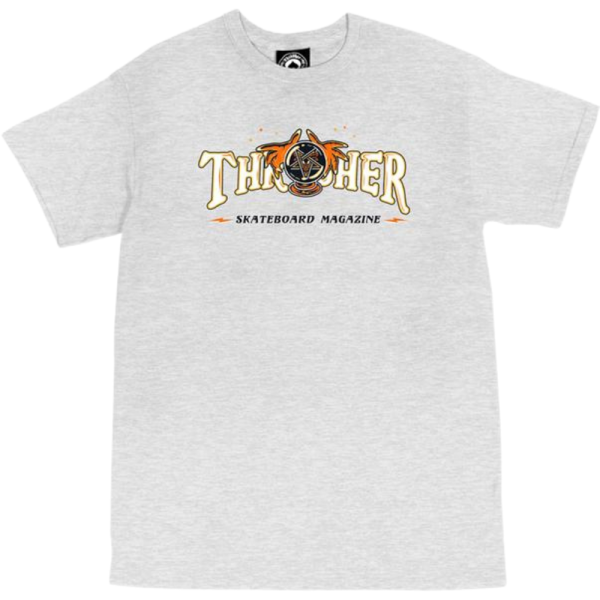 FORTUNE LOGO-Thrasher-Ash Gray-T-Shirt