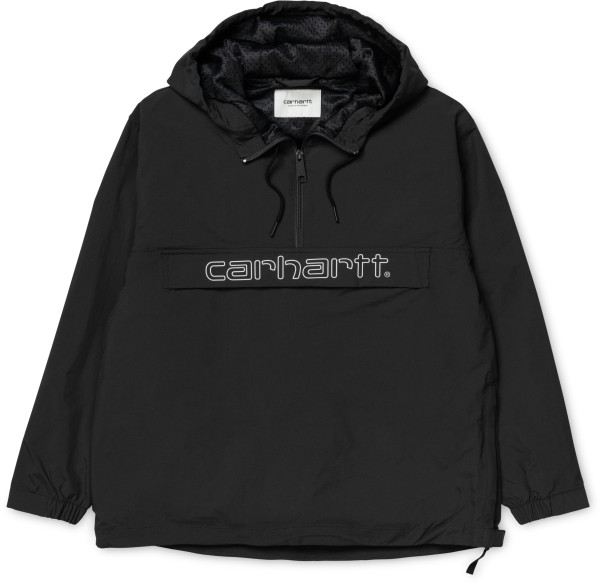 Carhartt - W' Carhartt Script Pullover - Black / White - Übergangsjacken