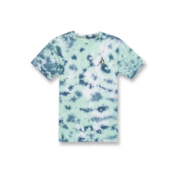 Volcom - ICONIC STONE DYE SST - TEMPLE TEAL - T-Shirt