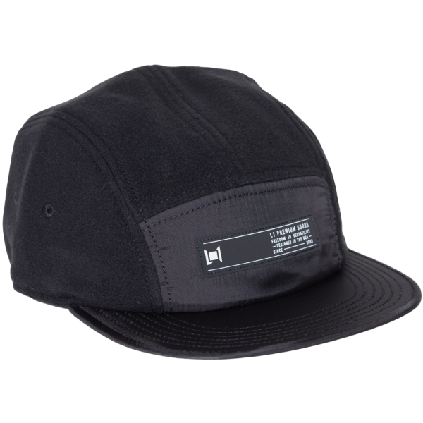 L1 - PITTED Hat - BLACK/BLACK - Fitted Cap